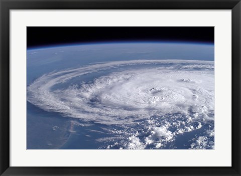 Framed Tropical Storm Claudette Print