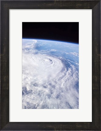 Framed Hurricane Charley Print