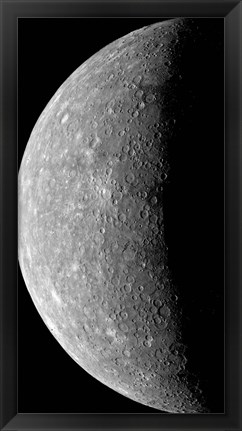 Framed Planet Mercury Print