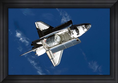 Framed Space Shuttle Discovery Print
