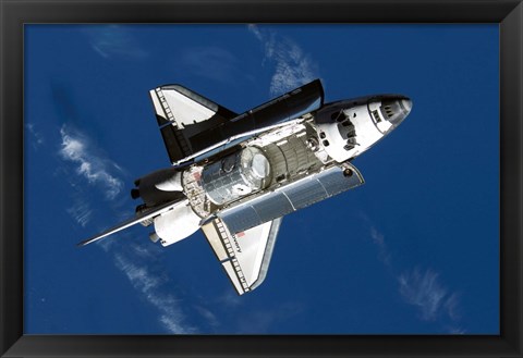 Framed Space Shuttle Discovery Print