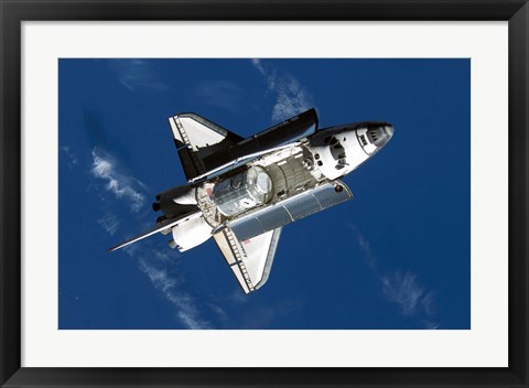 Framed Space Shuttle Discovery Print