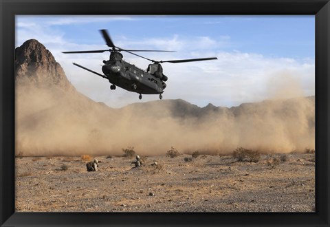 Framed CH-47 Chinook Print