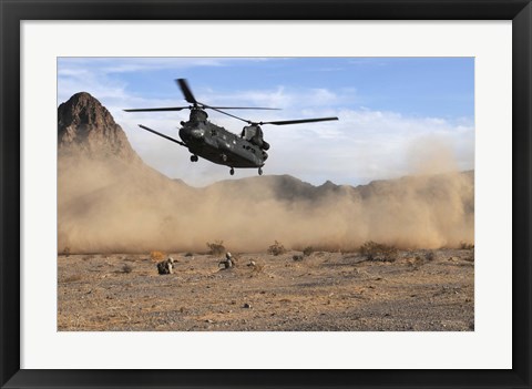 Framed CH-47 Chinook Print