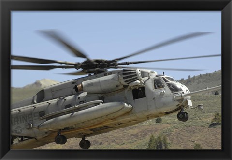 Framed CH-53 Super Stallion Print