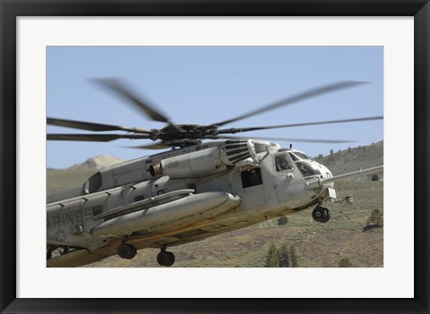 Framed CH-53 Super Stallion Print