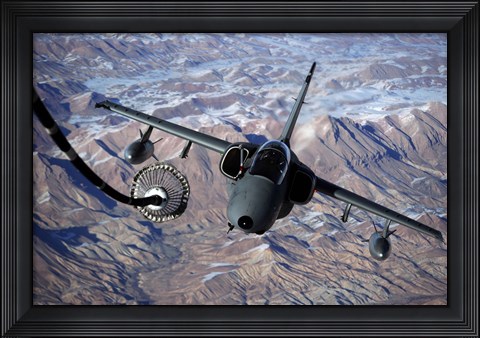 Framed Italian AMX and a KC-10A Extender Print