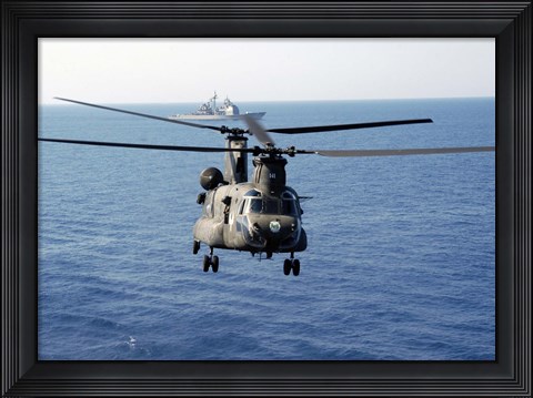 Framed US Army MH-47 Chinook Print