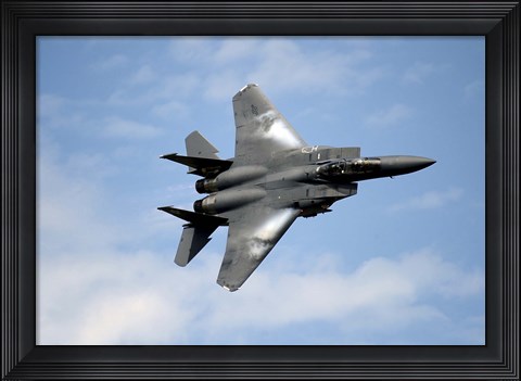 Framed F-15E Strike Eagle Print