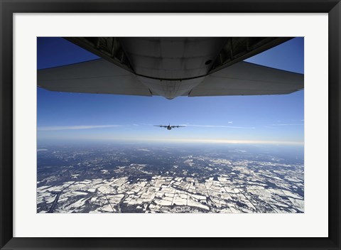 Framed Two EC-130J Commando Solo Print