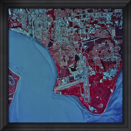 Framed Anchorage, Alaska Print