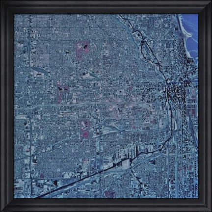 Framed Chicago, Illinois Print