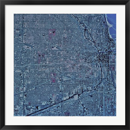 Framed Chicago, Illinois Print