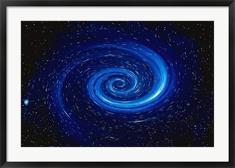 Framed Computer Space Image Print