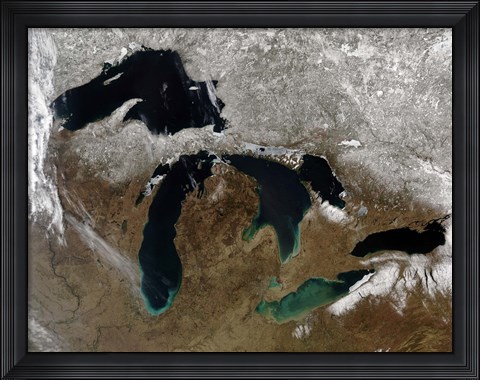 Framed Great Lakes Print