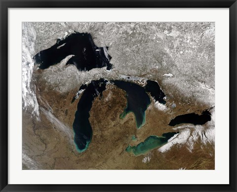 Framed Great Lakes Print