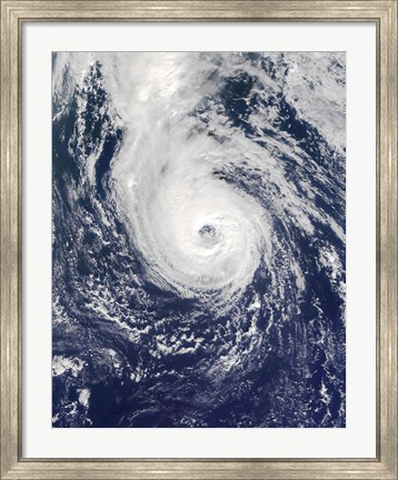 Framed Hurricane Epsilon Print