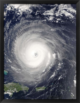 Framed Hurricane Isabel Print