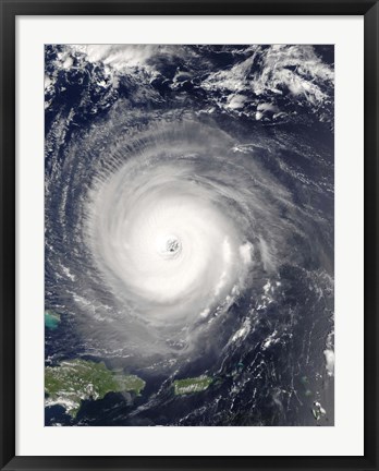 Framed Hurricane Isabel Print