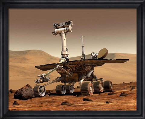 Framed Mars Rover Print