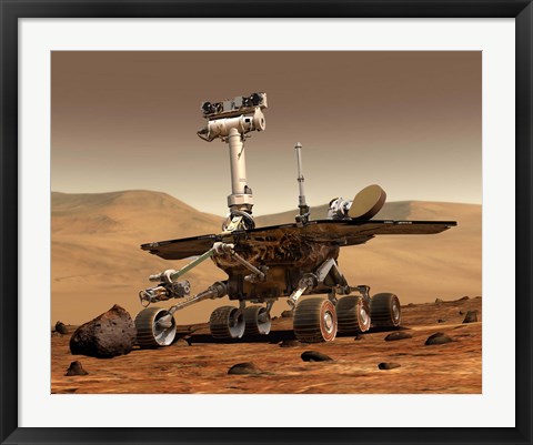 Framed Mars Rover Print