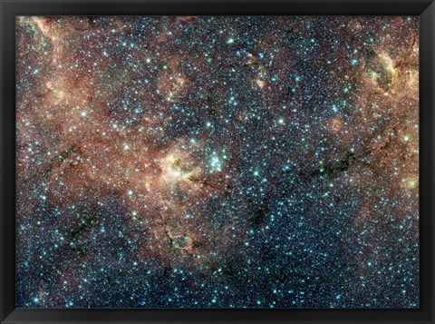 Framed Massive Star Cluster Print
