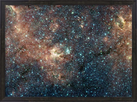 Framed Massive Star Cluster Print