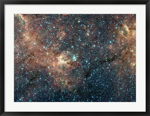 Framed Massive Star Cluster Print