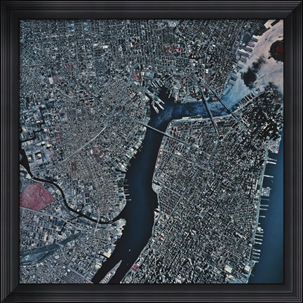 Framed New York, New York Print