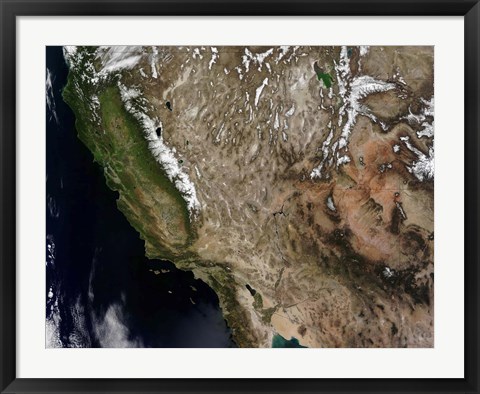 Framed Southwestern United States Print