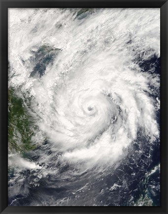 Framed Typhoon Kai-Tak Print