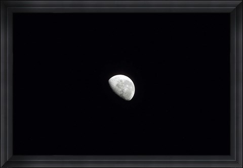 Framed Waning Moon Print