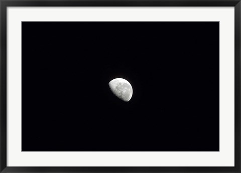 Framed Waning Moon Print
