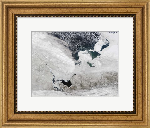 Framed White Sea, Russia Print