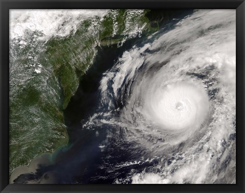 Framed Hurricane Alex Print