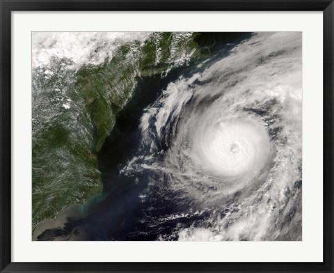 Framed Hurricane Alex Print