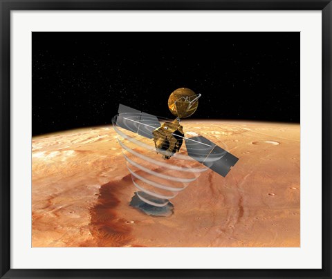 Framed Mars Reconnaissance Orbiter Print