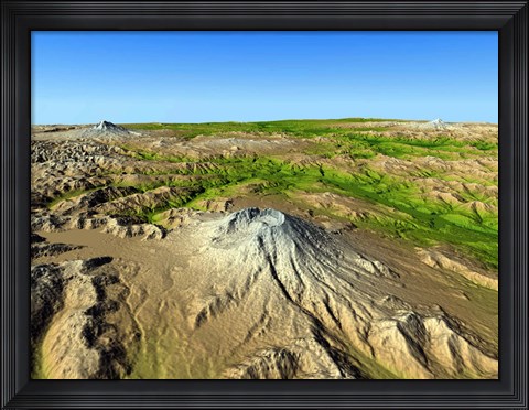 Framed Mount Saint Helens Print