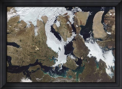 Framed Nunavut, Canada Print