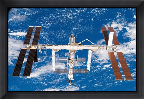 Framed Space Station Print
