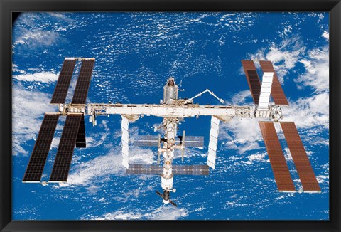 Framed Space Station Print