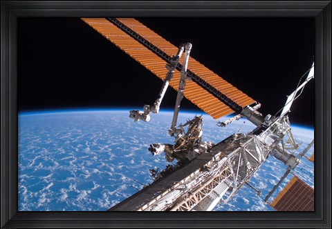 Framed Canadarm 2 Print