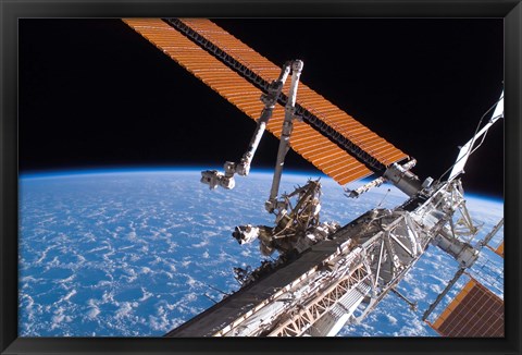 Framed Canadarm 2 Print