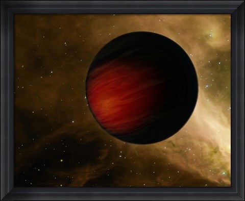 Framed Hot Jupiter Print