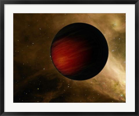 Framed Hot Jupiter Print