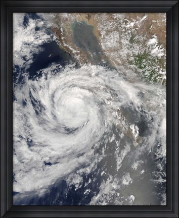 Framed Tropical Storm Emilia Print