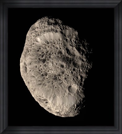 Framed Saturn&#39;s Moon Print