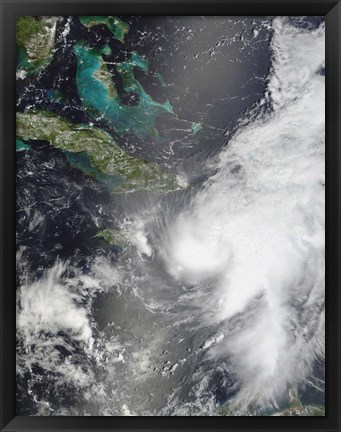 Framed Hurricane Ernesto Print