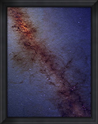 Framed Center of Milky Way Galaxy Print