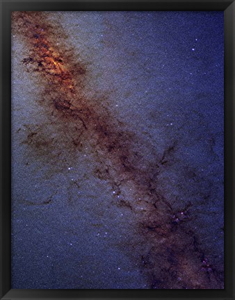 Framed Center of Milky Way Galaxy Print